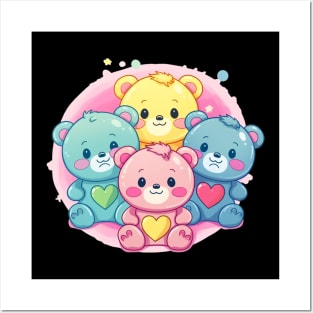 Kawaii Baby Care Bears Posters and Art